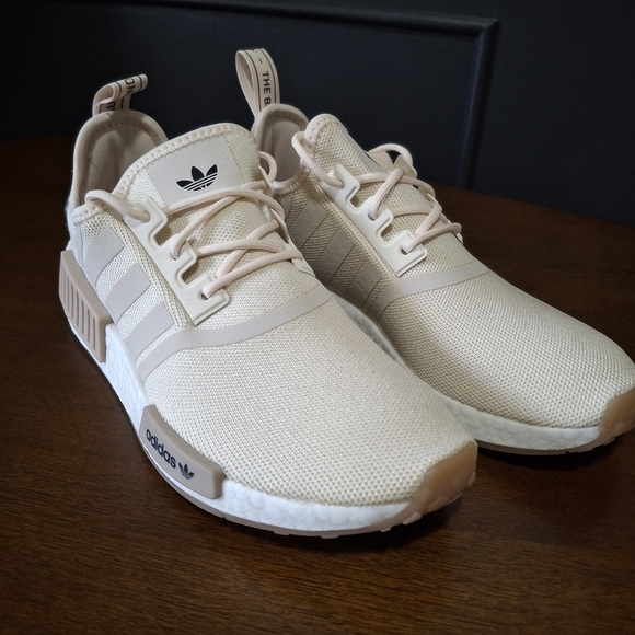 NWT Adidas Cream NMD R1 Sneakers - Picture 2 of 7